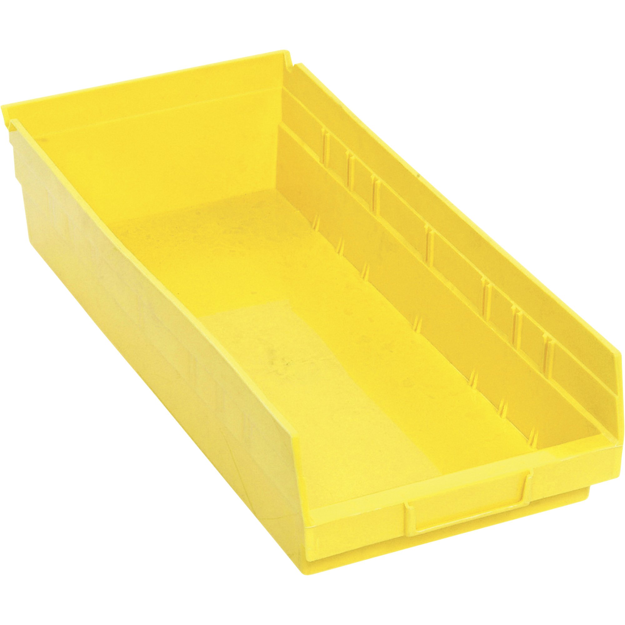 Quantum Storage Economy Shelf Bins — 17 7/8in. x 8 3/8in. x 4in. Size, Carton of 10